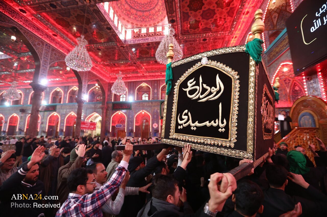 عکس خبری | تشییع نمادین حضرت امام هادی(ع) در کربلای معلی