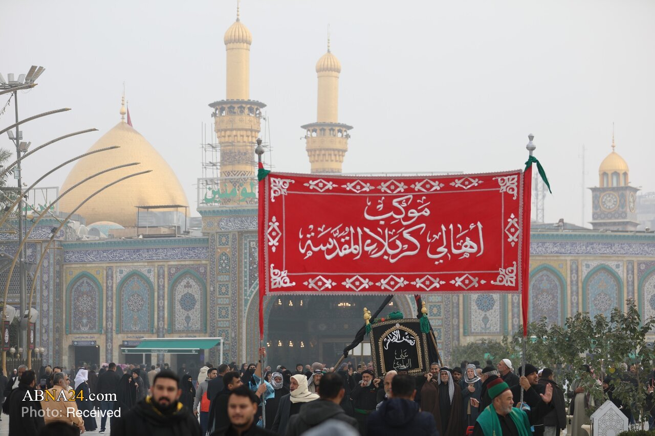 عکس خبری | تشییع نمادین حضرت امام هادی(ع) در کربلای معلی