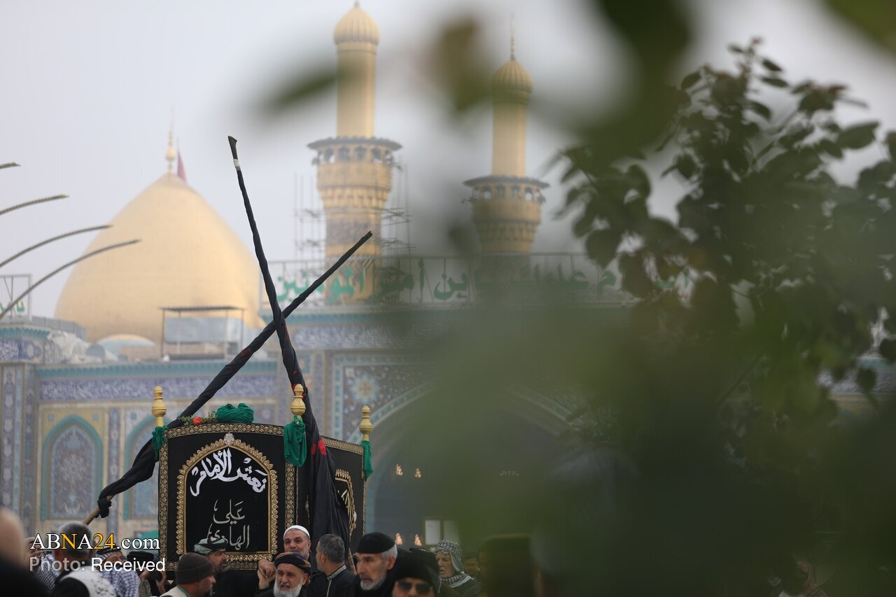 عکس خبری | تشییع نمادین حضرت امام هادی(ع) در کربلای معلی