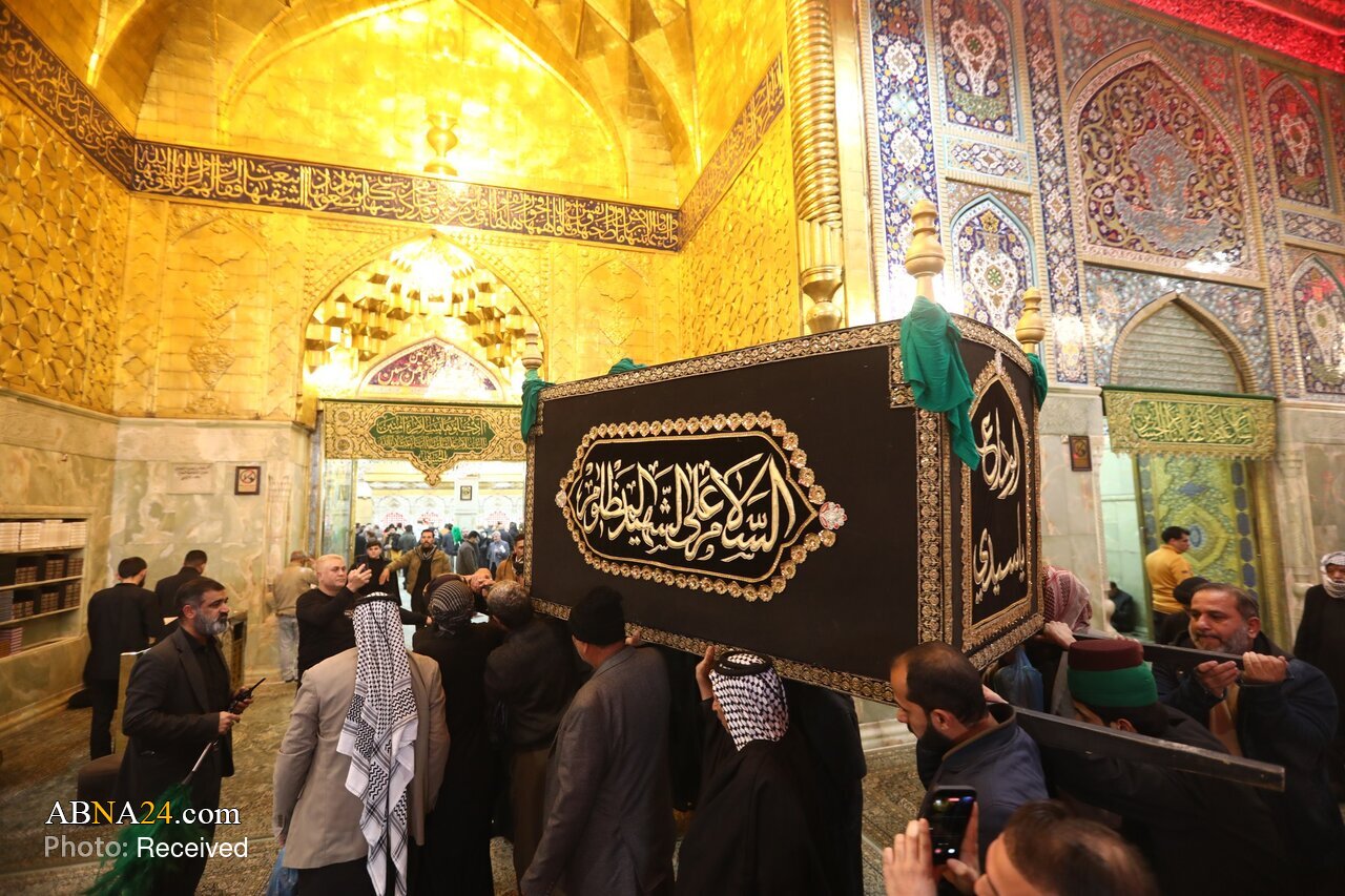 عکس خبری | تشییع نمادین حضرت امام هادی(ع) در کربلای معلی