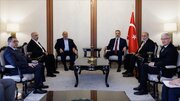 Turkish FM meets Hamas delegation in Ankara on situation in Gaza, peace plan