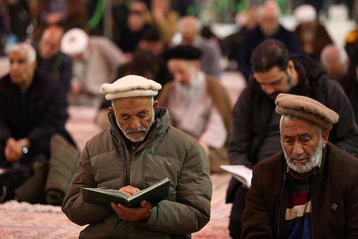 Photos: Reciting Ziyarat Jami‘a Kabira at Hazrat Masoumeh holy shrine