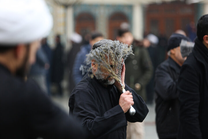 Photos: Mourning processions of Imam Hadi held at Hazrat Masoumeh holy shrine