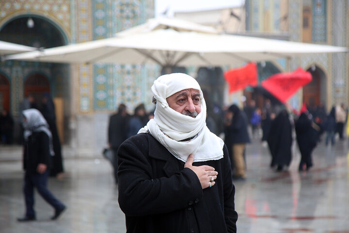 Photos: Mourning processions of Imam Hadi held at Hazrat Masoumeh holy shrine
