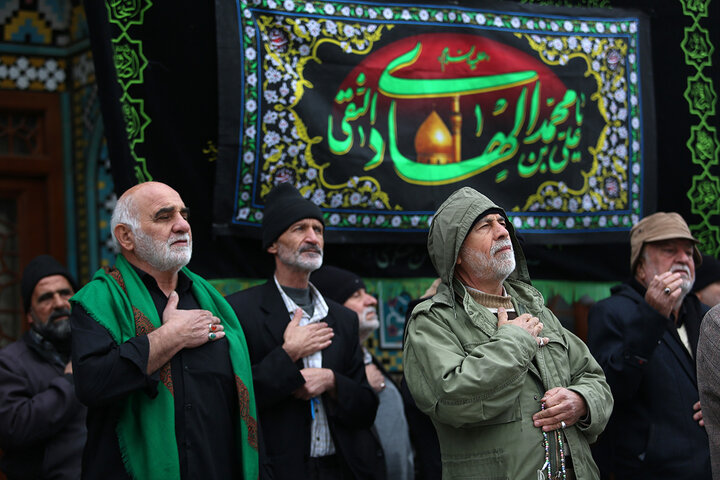 Photos: Mourning processions of Imam Hadi held at Hazrat Masoumeh holy shrine