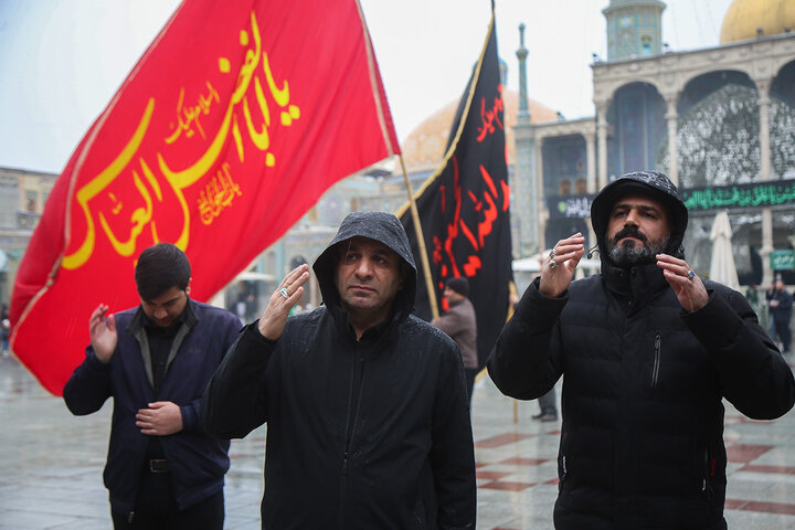 Photos: Mourning processions of Imam Hadi held at Hazrat Masoumeh holy shrine