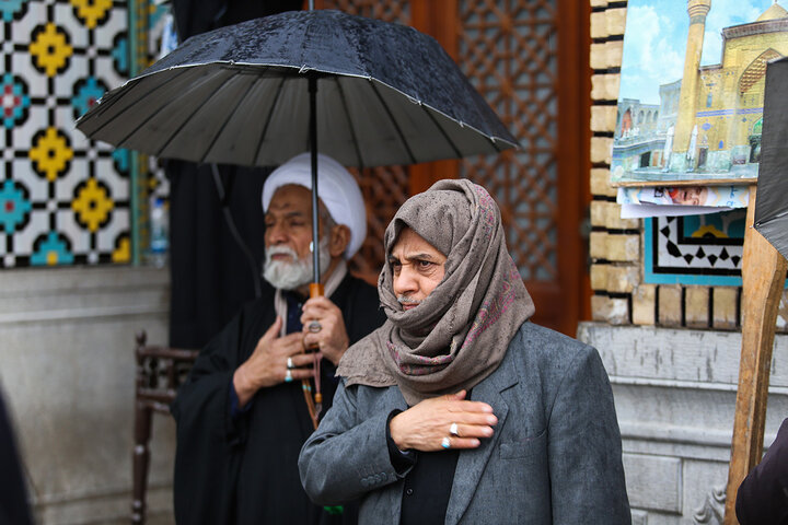 Photos: Mourning processions of Imam Hadi held at Hazrat Masoumeh holy shrine