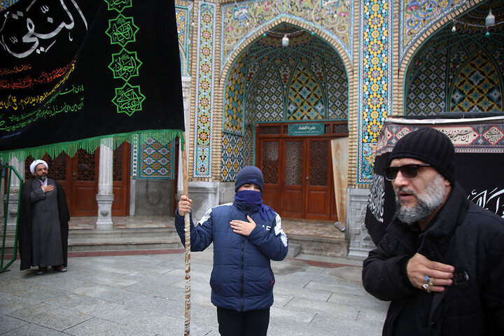 Photos: Mourning processions of Imam Hadi held at Hazrat Masoumeh holy shrine