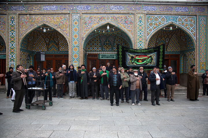 Photos: Mourning processions of Imam Hadi held at Hazrat Masoumeh holy shrine
