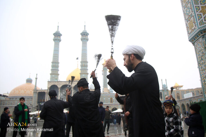 Photos: Mourning ceremony of Imam Hadi held at Hazrat Masoumeh holy shrine