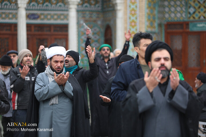 Photos: Mourning ceremony of Imam Hadi held at Hazrat Masoumeh holy shrine