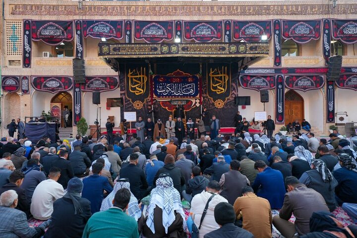 تقرير مصور/ مشاركة واسعة بذكرى استشهاد الإمام الهادي (ع) في حرم الإمامين العسكريين (ع) بسامراء