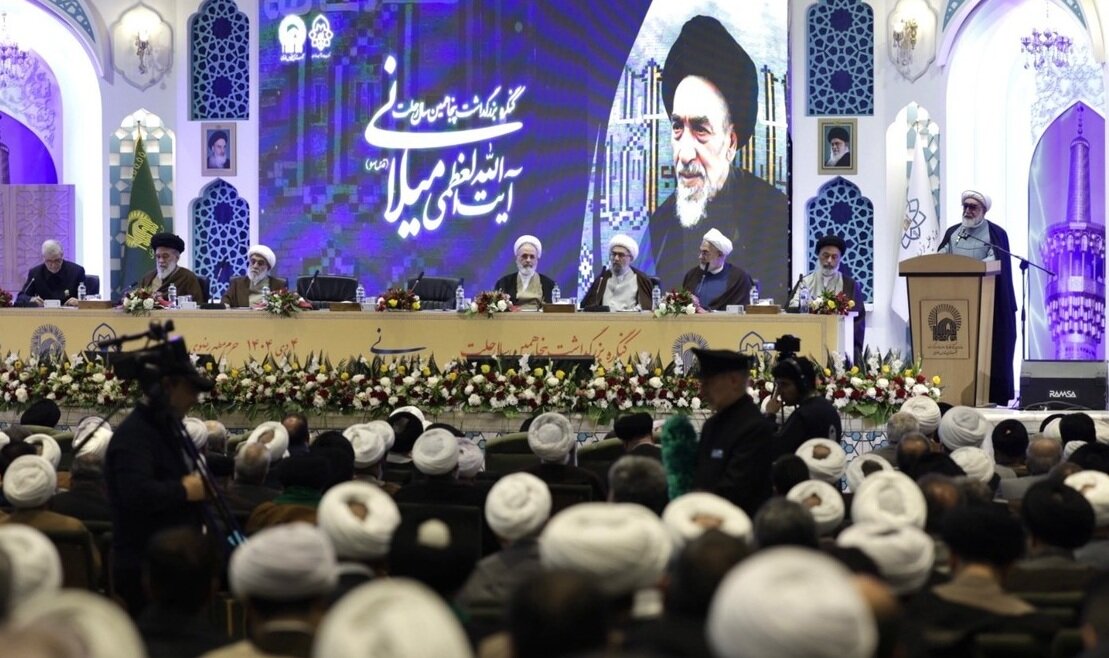 تجلیل از آیت‌الله میلانی، احیای الگوی اصیل از عالم ربانی است/ احیای امر اهل‌بیت(ع) از اهداف اساسی آستان قدس