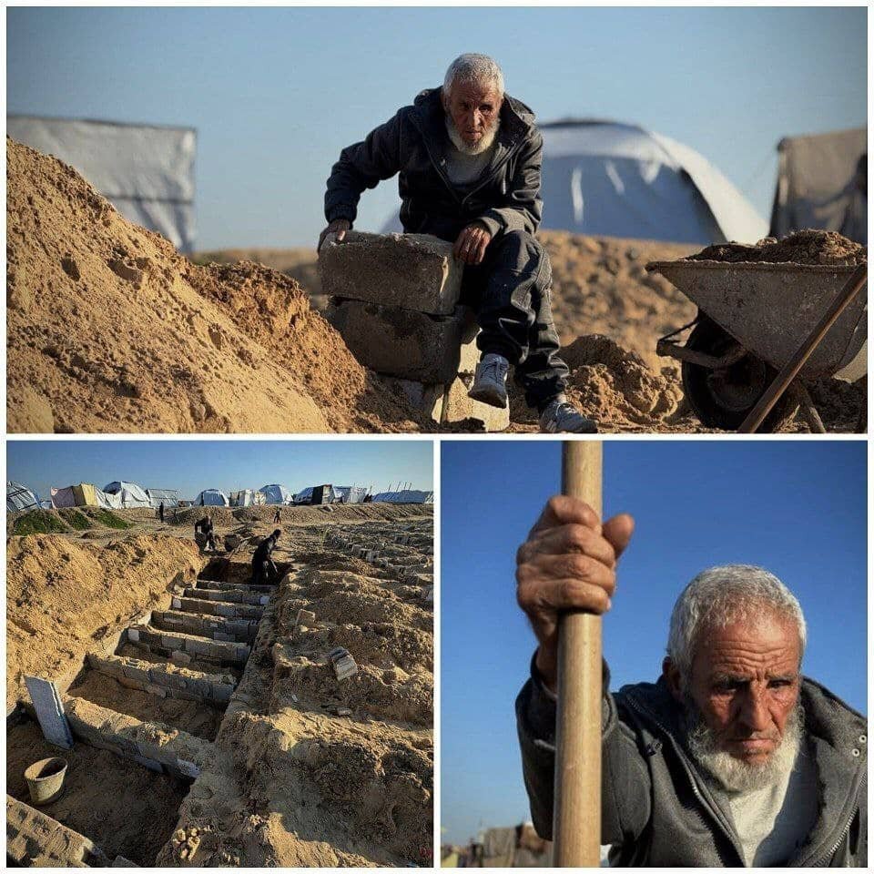 Penggali Kubur Palestin Yang Menanam Ribuan Nyawa Di Tengah Kehilangannya Sendiri