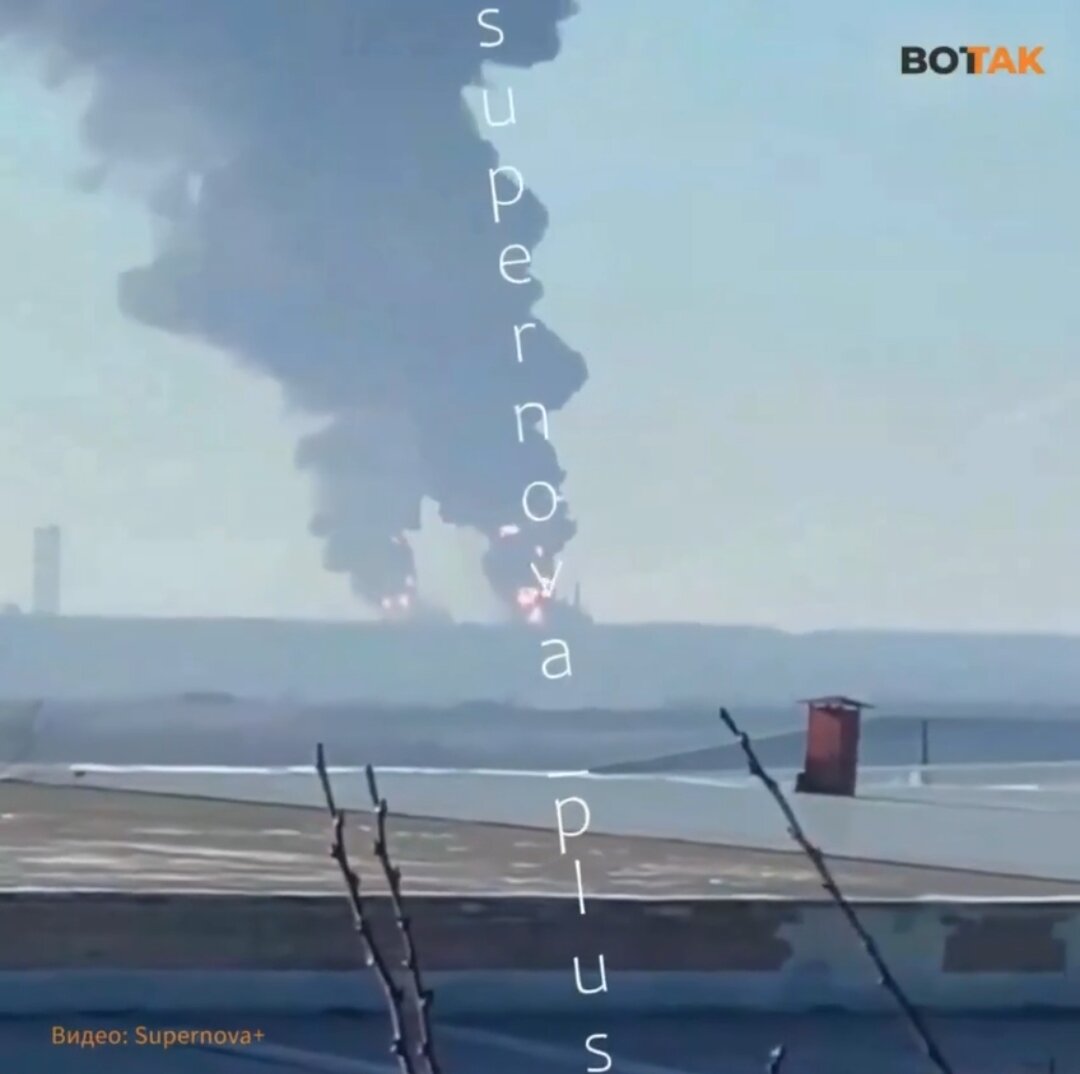 Video | Pagbagsak ng Eksplosyon sa Oil Refinery ng Russia Matapos ang Pag-atake ng Ukraine
