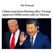 Pinatawan ng China ng Parusa ang Boeing Matapos Aprubahan ng Estados Unidos ang USD 11 Bilyong Bentahan ng Armas sa Taiwan