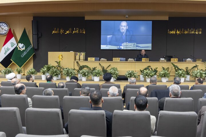 تقرير مصور/ أقامة ندوة تسلط الضوء على دور اللغة العربية في العلوم الشرعية والفكرية