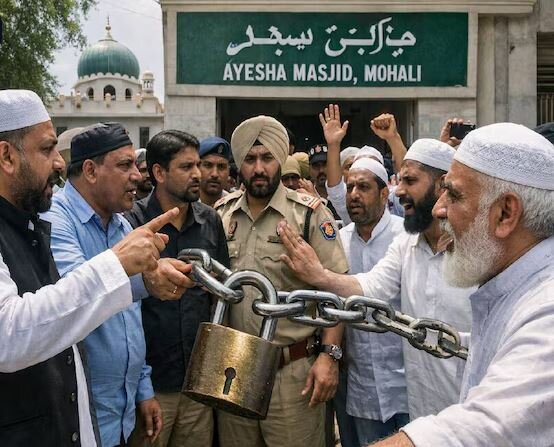 पंजाब, वक़्फ़ बोर्ड ने दी मस्जिद को ताला लगाने की धमकी  