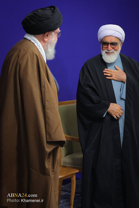 دیدار اعضای ستاد برگزاری کنگره بزرگداشت آیت‌الله میلانی با رهبر انقلاب