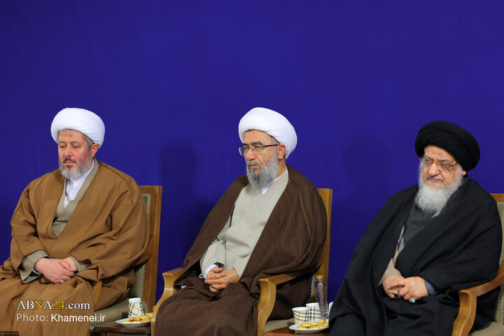 دیدار اعضای ستاد برگزاری کنگره بزرگداشت آیت‌الله میلانی با رهبر انقلاب