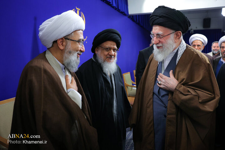 دیدار اعضای ستاد برگزاری کنگره بزرگداشت آیت‌الله میلانی با رهبر انقلاب