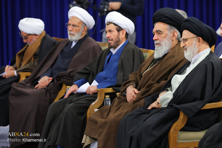 دیدار اعضای ستاد برگزاری کنگره بزرگداشت آیت‌الله میلانی با رهبر انقلاب