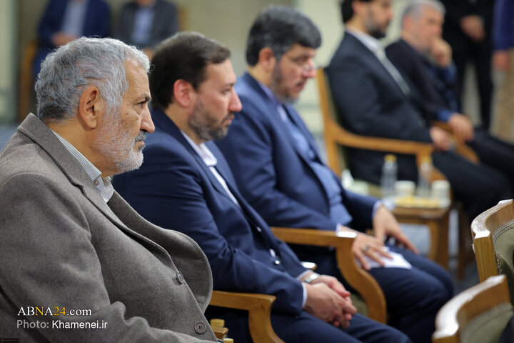 دیدار اعضای ستاد برگزاری کنگره بزرگداشت آیت‌الله میلانی با رهبر انقلاب