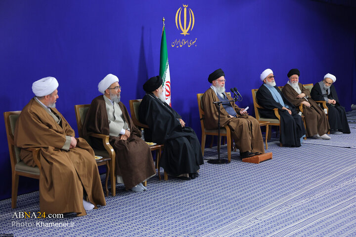 دیدار اعضای ستاد برگزاری کنگره بزرگداشت آیت‌الله میلانی با رهبر انقلاب