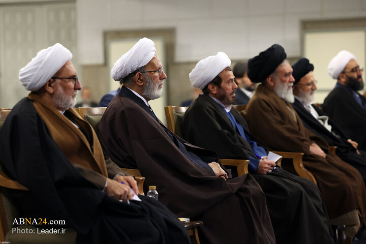 دیدار اعضای ستاد برگزاری کنگره بزرگداشت آیت‌الله میلانی با رهبر انقلاب