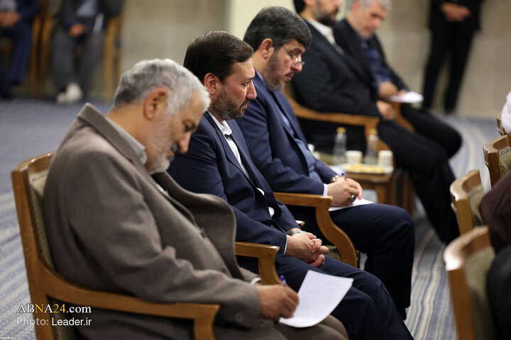 دیدار اعضای ستاد برگزاری کنگره بزرگداشت آیت‌الله میلانی با رهبر انقلاب