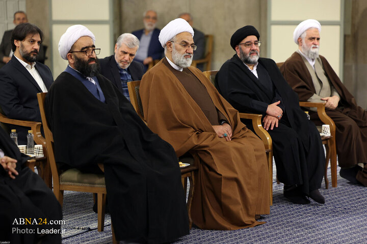 دیدار اعضای ستاد برگزاری کنگره بزرگداشت آیت‌الله میلانی با رهبر انقلاب