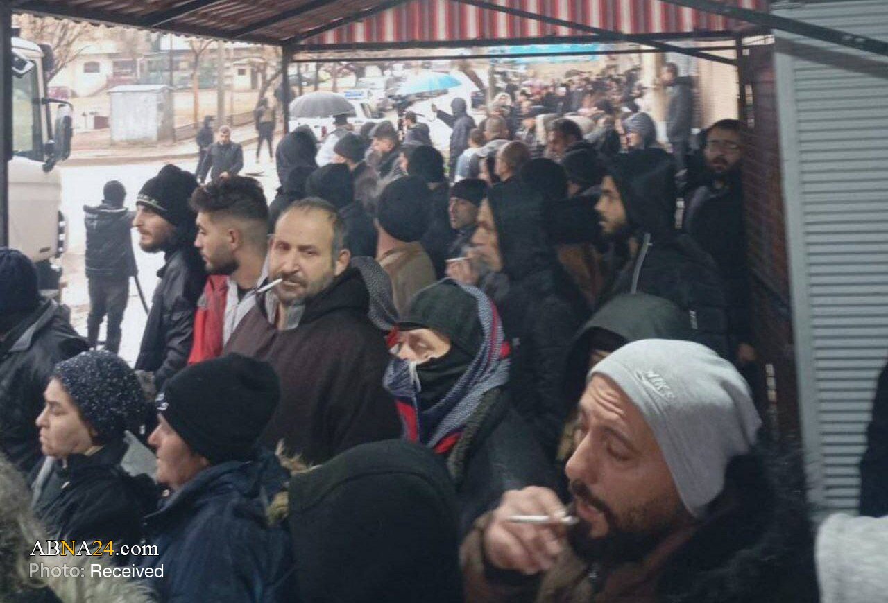 تشییع شهدای حمله تروریستی در مسجد جامع امام علی(ع) سوریه + عکس