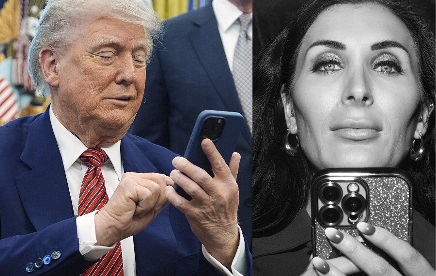 جنسی افراتفری کی ایجنٹ اور موساد کا اثاثہ ٹرمپ کے بغل میں + تصاویر