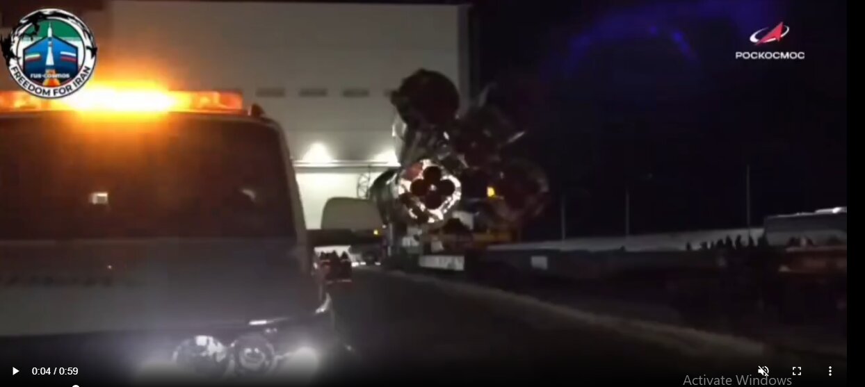 Wîdiyo |Demê teketina satelayên Îranê ber bi ser platforma firandinê