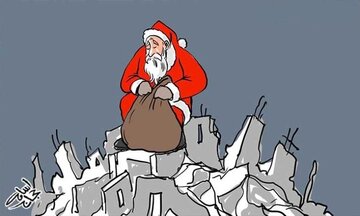 کاریکاتور | کریسمس در غزه