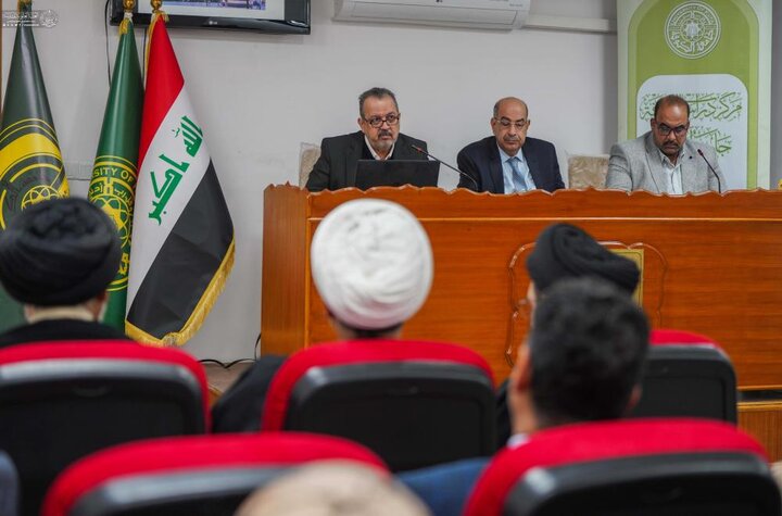 تقرير مصور/ ندوة ثقافية يقيمها مركز دراسات الكوفة لتعزيز الخدمة المجتمعية