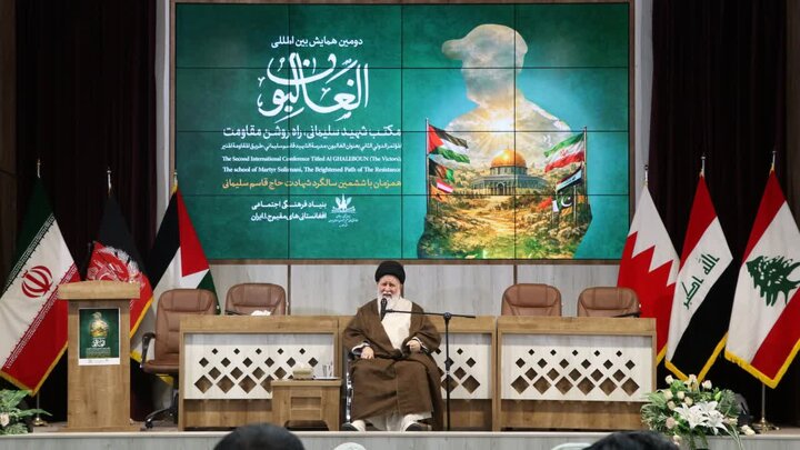 آیت الله علم الهدی در همایش »الغالبون«: شکست مستقیم آمریکا در برابر مقاومت، عبرتی تاریخی از مکتب شهید سلیمانی