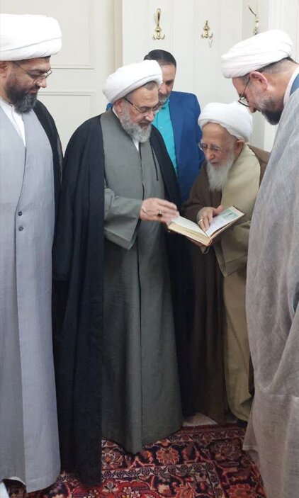 آیت‌الله علیدوست با حضرت آیت‌الله جوادی آملی دیدار و گفتگو کرد