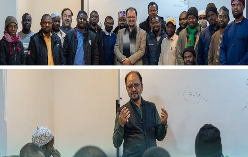 কোমে আফ্রিকান শিক্ষার্থীদের জন্য একটি লেখালেখির কর্মশালা আয়োজন।