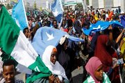 Protes Besar-besaran di Mogadishu Melawan Tindakan Rezim Zionis