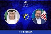 ایران اور امارات کے وزرائے خارجہ کا ٹیلی فونک رابطہ