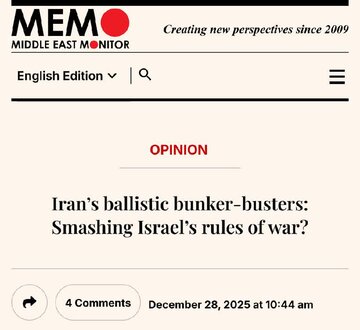 Ulat ng Midyang Ingles: Iran, Nasa Yugto ng Pagde-deploy ng mga Katutubong Ballistic Missile na May Kakayahang Pumasok sa mga Pinatibay na Kanlungan