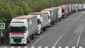 محموله ۴۰۰ تُنی کمک‌های بشردوستانه ازبکستان به بلخ رسید