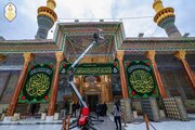 تصویری رپورٹ|| ولادت امام جوادؑ و امام علیؑ کی مناسبت سے حرمِ کاظمین کو سجادیا گیا