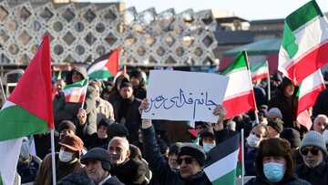 Beşdariya girseya gelê Tehranê di merasima 9 Dêy (30 Kanûnê) de