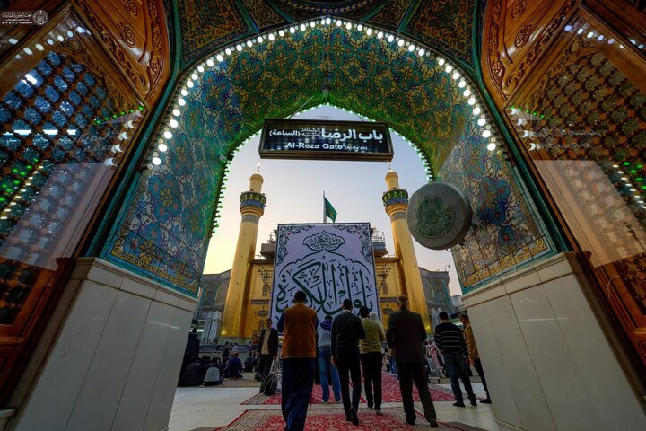 تقرير مصور/ تزيين الصحن العلوي بمناسبة ذكرى ولادة الإمام علي (ع)