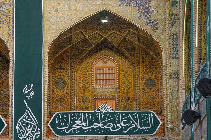 تقرير مصور/ تزيين الصحن العلوي بمناسبة ذكرى ولادة الإمام علي (ع)