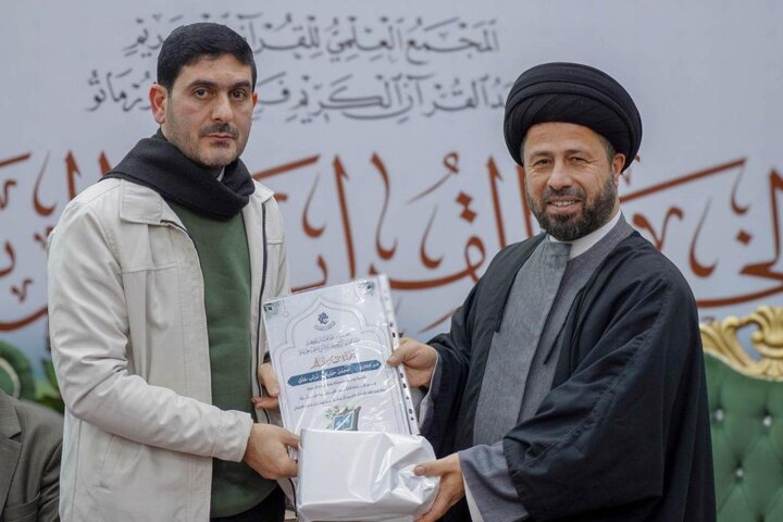 تقرير مصور/ العتبة العباسية تختتم الختمة القرآنية المرتلة التي استمرت عاما في طوز خورماتو العراقية
