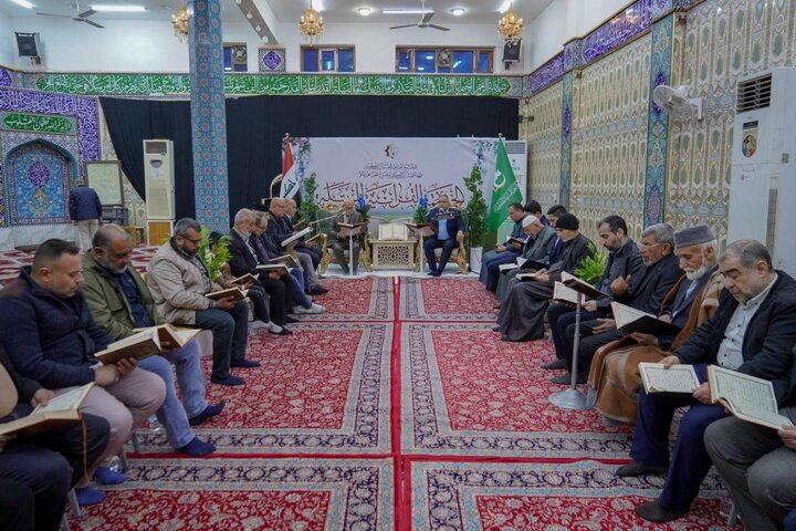 تقرير مصور/ العتبة العباسية تختتم الختمة القرآنية المرتلة التي استمرت عاما في طوز خورماتو العراقية