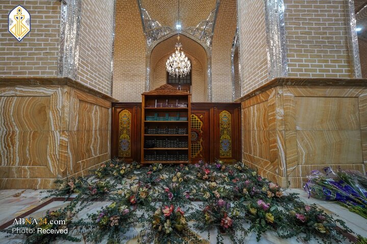 چراغانی و آذین‌بندی حرم مطهر کاظمین در آستانه میلاد فرخنده امام جواد(ع) و امام علی(ع)